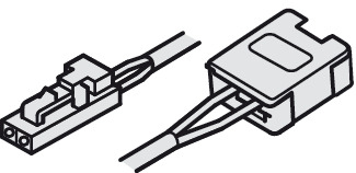 Hafele Кабель драйвер-лента 10мм/12V/20AWG/2.0m 833.73.739