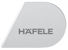 Hafele Заглушка Free flap H1.5 белый, правая, упаковка - 50 штук, 372.39.002