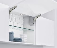 Hafele Free flap 1.7, модель B, левый механизм, в упаковке - 10 шт,  107 372.91.174