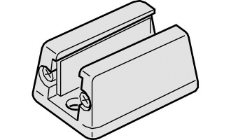 Нижняя направляющая  для стеклянной двери EKU Porta 100 G