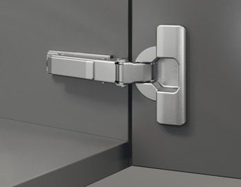 Петля HAFELE Duomatic Push Угол раскрытия 110 гр. для вкладной  двери, схема 48/6 мм