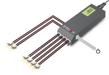Драйвер светильника HAFELE  24V/30W  корпус пластик  черный