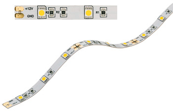 Светодиодная лента 5 м c 150 светильниками LED модель 2015 12V/36W свет теплый белый
