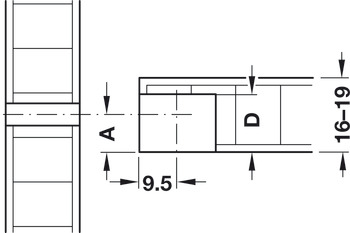 Болт RAFIX оцинк. D=7мм/B.5/8мм