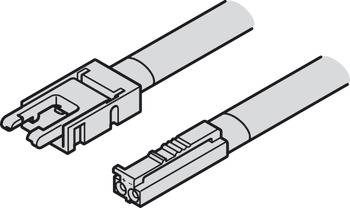 Hafele соединитель Loox5 8мм/24V/2.0m 833.95.706