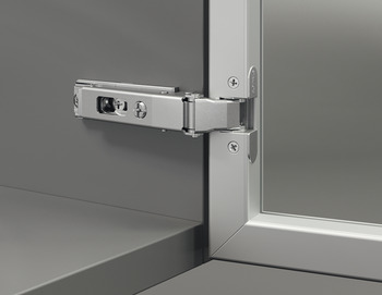 Петля HAFELE Duomatic Push Угол раскрытия 105 гр. для вкладных дверей из алюминиевого профиля