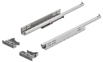 Hafele runners UM S25, SOFT-CLOSE,с цапфой, 350мм 433.07.235