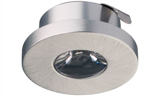Светильник LED модель 4014 350mA 1W хол. белый корпус серебристый