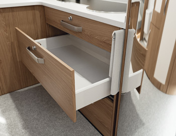 Hafele box S35, комплект ящика, антрацит 84x450мм,SOFT C 552.56.494
