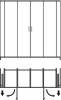 Комплект Finetta Spinfront 60  2D, для 2-х дверей с высотой 1990-2200 мм, монтажная глубина 905 мм.
