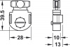 Hafele Slido F-Line11 12A ходовой ролик на вкладных дверь 404.73.321