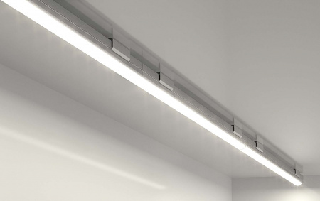Светильник  LED2024 12V/2,06 теплый белый свет, алю.корпус серебро