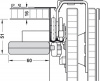 Hafele Slido Classic 50 VF S комплект Smuso для 2 двери 50мм 402.54.400