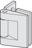 Наружная петля Fold 70-R, верхняя и нижняя