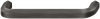 Hafele мебельная ручка, цинковая никелированная, матовая 140x32мм 106.62.605