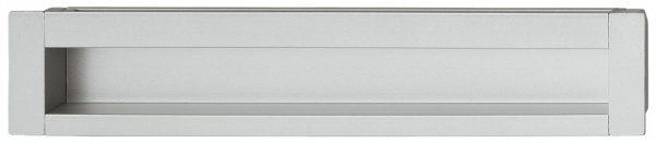 Hafele мебельная ручка, алюминий серебристый 143x34мм 155.01.131