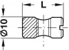 Hafele Болт с поперечной гайкой M6/10x14мм, упаковка - 100 штук,  264.82.014