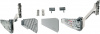 Hafele FREE UP левый R3us,430-600мм/5,0,-9,7 кг, в упаковке - 5 шт, 372.33.435