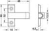 Крестовая адаптерная планка без устройства позиционирования