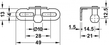 Газовый лифт, нагрузка 150N (замена для 373.82.005)