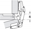 Петля Duomatic Standard 165 гр. для накладной  двери, схема  52/5,5 мм
