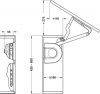 Эл механизм подьема фасада  E-VERSO 420MM-800MM   F=100N