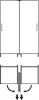 Комплект Slido F-Park72 50A, Infront / Vorfront, 560/1990-2700