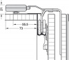 Hafele Slido Classic 50 VF S комплект Smuso для 2 двери 50мм 402.54.400