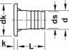 Hafele Запрессованная муфта, оцинкованная M8/11x16мм, упаковка - 100 штук,  031.01.980