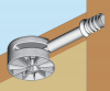 Hafele Эксцентриковая стяжка Hafele Maxifix, упаковка - 10 штук,   262.87.703