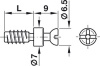 Болт RAFIX оцинк. D=7мм/B.5/8мм