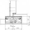 Пластина крепежная для петли Simonswerk Tectus TE 340 3D, сталь оцинкованная 