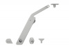Hafele Free flap H 1.5, модель D Левый, серый 372.39.631