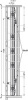 Комплект Finetta Spinfront 60  2D, для 2-х дверей с высотой 1990-2200 мм, монтажная глубина 905 мм.