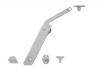 Hafele Free flap H 1.5, модель D Левый, серый 372.39.631