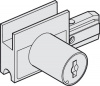 Hafele Замок для раздвижной системы Slido Design 25 IF G, 1 цилиндр + 2 ключа 233.02.420