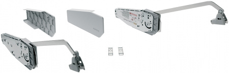 Hafele FREE Fold левый I4fo 840-910мм/4,5–9,0 кг, в упаковке - 10 шт,  372.37.469