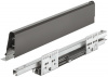 Hafele box S35, комплект ящика, антрацит 84x450мм,SOFT C 552.56.494