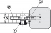 Hafele Вставной ригель, упаковка - 10 штук, 261.05.902