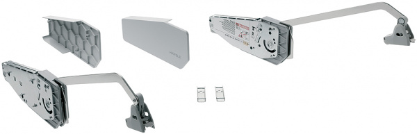 Hafele FREE Fold правый I4fo 840-910мм/4,5–9,0кг, в упаковке - 10 шт,  372.37.468