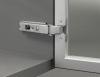 Петля HAFELE Duomatic Push Угол раскрытия 105 гр. для вкладных дверей из алюминиевого профиля