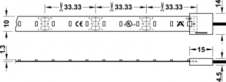 Светильник  LED2045 12V/36W ww