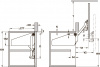 Hafele FREE UP правый R3us,430-600мм/5,0,-9,7кг, в упаковке - 5 шт, 372.33.434