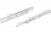 Роликовые направляющие Hafele Matrix runners S25 400 мм, белая RAL9003 423.37.233