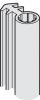 Hafele Уплотнитель DS 9608, бежевый 25м 950.09.484